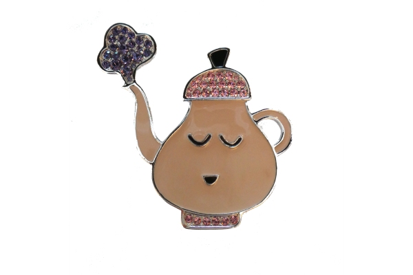 Teapot Brooch